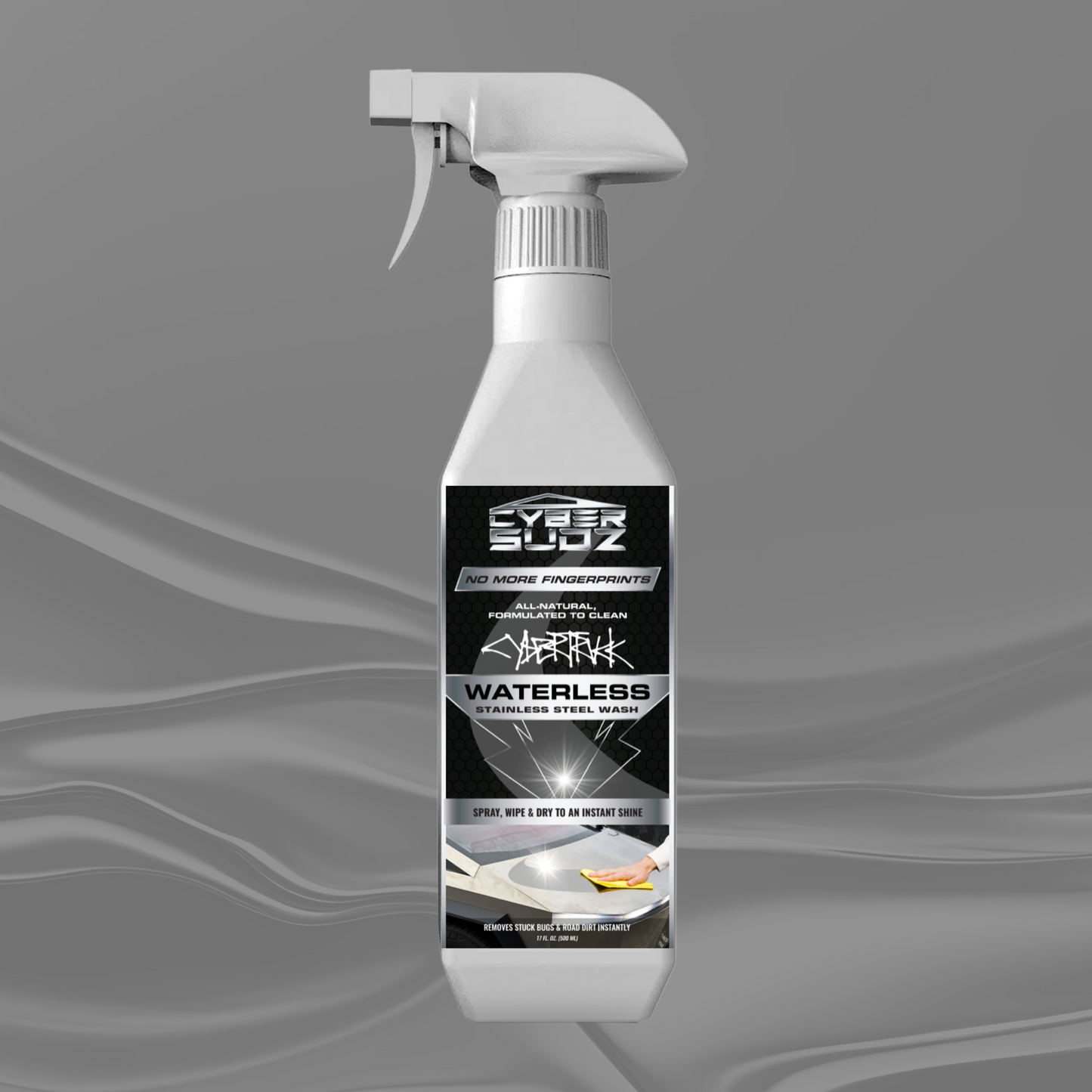 Waterless Stainless Steel Wash For CyberTruck Stainless Steel - 17 Fl. Oz.
