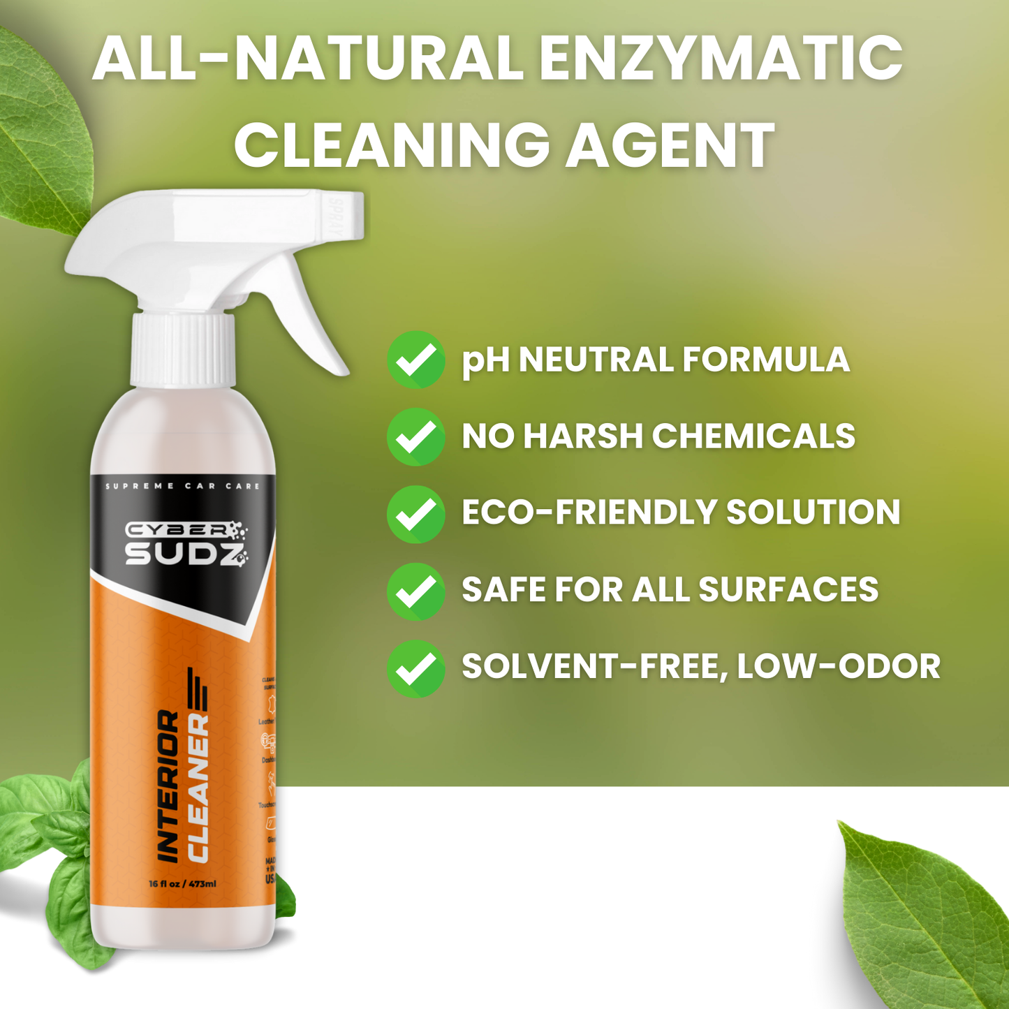 CyberSudZ Car Interior Cleaner Spray - 16 fl. oz.